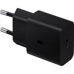 Зарядний пристрій Samsung 15Вт USB-С, чорний (EP-T1510NBEGEU)