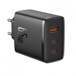Зарядний пристрій Baseus Cube Pro Fast Charger 65W (2 Type-C + USB) black (P10152301113-00)