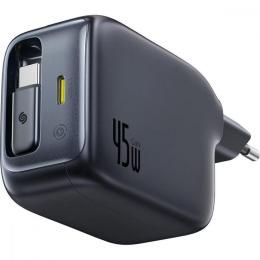Зарядний пристрій Baseus EnerCore CJ11 Fast Charger 45W (2 Type-C) black (E0120G00)