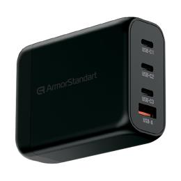 Зарядний пристрій Armorstandart Resolute Power ARP-131 100W GaN Black (ARM70024)