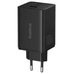 Зарядний пристрій Baseus EnerFill FE11 Fast Charger 100W ( 2Type-C+USB ) black (P10182102123-00)
