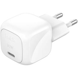 Зарядний пристрій Belkin 30Вт USB-С PD PPS, білий (WCA008KQWH)