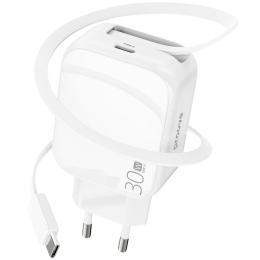 Зарядний пристрій Proove Fixtape GaN (Type-C) 30W white (WCFP30010202)