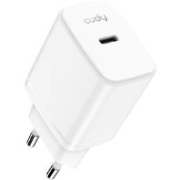Зарядний пристрій Cudy 1xUSB 25W, (GaN, 1хUSB-C, QC+PD 3.0 (CH25_EU)