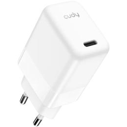 Зарядний пристрій Cudy 1xUSB 30W, (GaN, 1хUSB-C, QC+PD 3.0 (CH30_EU)