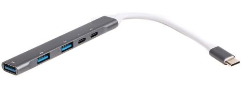USB-Хаб Maxxter USB 3.0 HU3C-4P1PD-01 (HU3C-4P1PD-01)