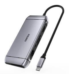 USB-Хаб Choetech USB-ХАБ USB Type-C 9-в-1 (HUB-M15-GY)