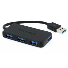 USB-Хаб Transcend USB-хаб 4-Port USB 3.1 Gen 1 (TS-HUB2K) (FFCRTR01255)