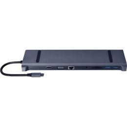 USB-Хаб Cablexpert A-CM-COMBO10-01, USB Type-C 10-в-1 (A-CM-COMBO10-01)
