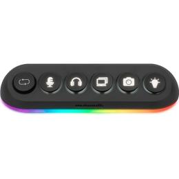 USB-Хаб Streamplify HUB DECK 5-RGB-EU-F, чорний