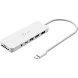 USB-Хаб j5create JCD373EW-N, USB Type-C 6-в-1 (JCD373EW-N)