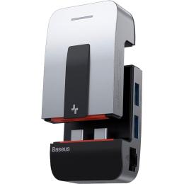 USB-Хаб Baseus Armor Age Type-C Bracket Multifunctional HUB Adapter Space Gray (CAHUB-AJ0G)