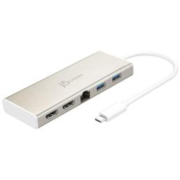 USB-Хаб j5create JCD381-N, Type-C 6-в-1 (JCD381-N)