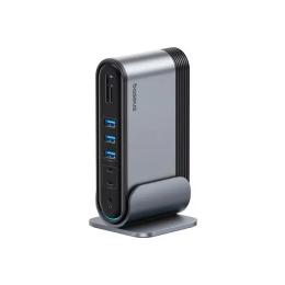 USB-Хаб Baseus UnionJoy 17-Port Triple-Display Docking Station Space Grey (B00532304811-00)