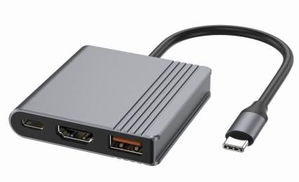 Адаптер Cablexpert A-CM-COMBO3-05, USB Type-C 3-в-1