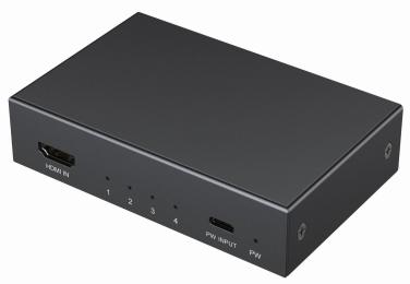 USB-Хаб Cablexpert 4 порти HDMI v. 1.4 (DSP-HDMI4K-4P-01)