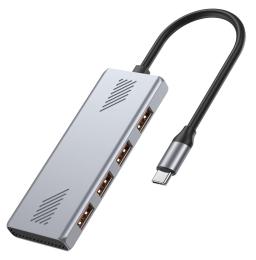 Хаб Gembird UHB-CM-U310-A4-01 на 4 порти USB 3.2