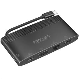 USB-Хаб Promate на 6 портів (mediahub-c6.black)