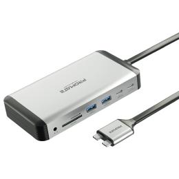 USB-Хаб Promate USB Хаб на 13 портів (versahub-mst.grey)