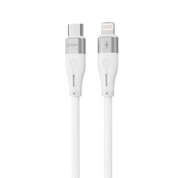 Кабель Proove Soft Silicone Type-C to Lightning 27W (1m) white (CCSO27002102)