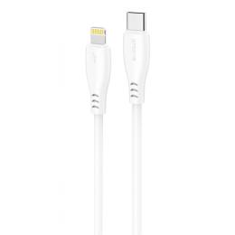 Кабель Proove Simple Silicone Type-C to Lightning 27W (1m) white (CCSS27002102)
