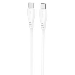 Кабель Proove Simple Silicone Type-C to Type-C 60W (1m) white (CCSI60002202)