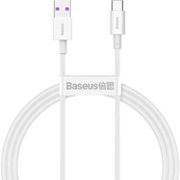 Кабель Baseus USB2.0AM-Type-C M, 1 м,(20V/3A), (66W) Superior Series Білий (CATYS-02)