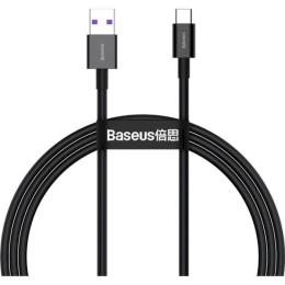 Кабель Baseus USB2.0AM-Type-C M, 1 м,(20V/3A), (66W) Superior Series Чорний (CATYS-01)