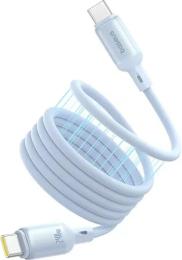 Кабель Baseus PicoGo Magnetic Liquid Silicone Type-C to Type-C 240W (1m) blue (P10376800311-00)