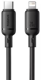 Кабель Baseus Silky Series Fast Charging Type-C to Lightning 20W (1m) black (P10377700113-00)