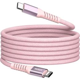 Кабель Verbatim 100 Вт /USB-C–USB-C /120 см-рожевий (31857)