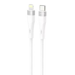 Кабель Proove Light Silicone Plus Type-C to Lightning 27W (1m) white (CCLS27002102)