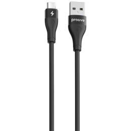 Кабель Proove Soft Silicone USB to Micro USB 2.4A (1m) black (CCSO20001301)