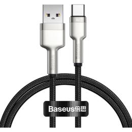Кабель Baseus Cafule Metal Data Type-C 66W (1m) black (CAKF000101)