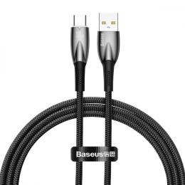 Кабель Baseus Glimmer Series Fast Charging Type-C 100W (1m) black (CADH000401)