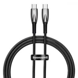 Кабель Baseus Glimmer Series Fast Charging Type-C to Type-C 100W (1m) black (CADH000701)
