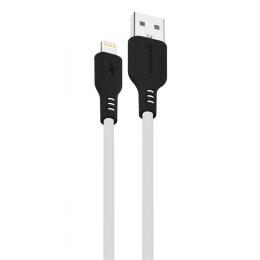 Кабель Proove Rebirth USB to Lightning 2.4A (1m) black/white (CCRE60001102)