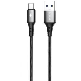 Кабель Proove WireX USB to Type-C 3A (1m) black (CCWX15001201)