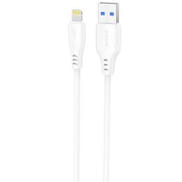 Кабель Proove Simple Silicone USB to Lightning 2.4A (2m) white (CCSS12001122)