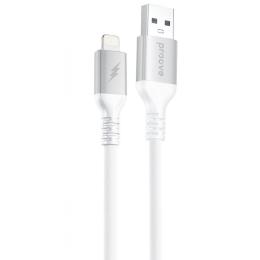 Кабель Proove ReGen Silicone USB to Lightning 2.4A (1m) white (CCRS15001102)
