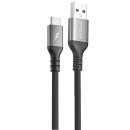 Кабель Proove ReGen Silicone USB to Type-C 3A (1m) black (CCRS12001102)