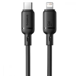 Кабель Baseus Silky Series Fast Charging Type-C to Lightning 20W (2m) black (P10377700113-01)