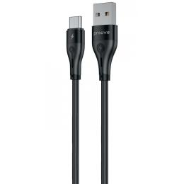 Кабель Proove Soft Silicone USB to Type-C 3A (2m) black (CCSO20001221)