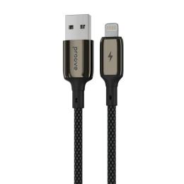 Кабель Proove Dense Metal USB to Lightning 2.4A (1m) black (CCDM20001101)