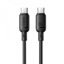 Кабель Baseus Silky Series Fast Charging Type-C to Type-C 100W (2m) black (P10377704113-01)