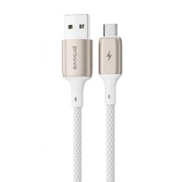 Кабель Proove Dense Metal USB to Micro USB 2.4A (1m) white (CCDM20001302)