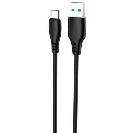 Кабель Proove Simple Silicone USB to Type-C 3A (2m) black (CCSS15001221)