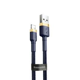 Кабель Baseus Cafule Lightning 1.5A (2m) gold/blue (CALKLF-CV3)