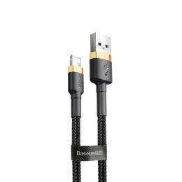 Кабель Baseus Cafule Lightning 1.5A (2m) gold/black (CALKLF-CV1)