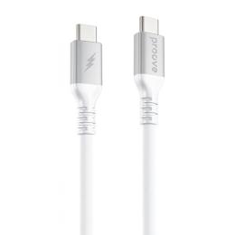 Кабель Proove ReGen Silicone Type-C to Type-C 60W (2m) white (CCRS60002222)